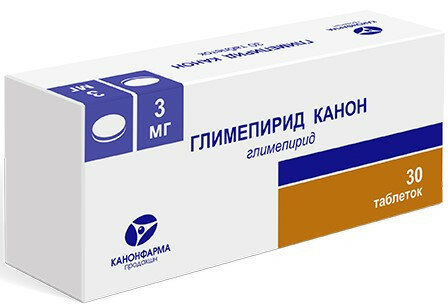 Глимепирид ТАБ. 3МГ №30 КНФ