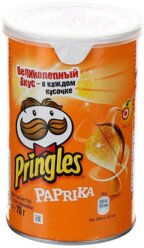 Pringles Чипсы Pringles со вкусом паприки, 70г (7 штук)