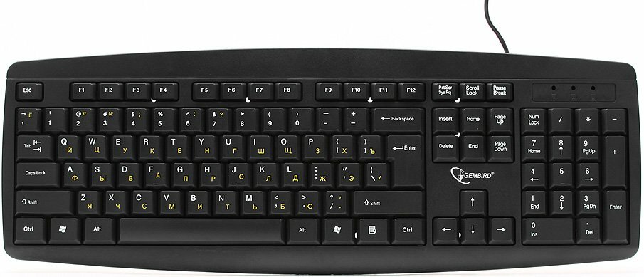  Gembird KB-8351U-BL Black