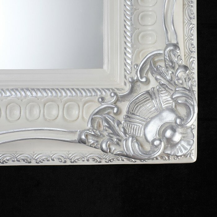 Зеркало "Прованс", серебро, 9,5 × 123 × 93 см - фотография № 3