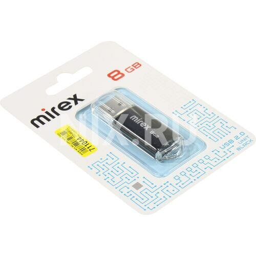 Флешка Mirex Unit Black 13600-FMUUND08 8 Гб Black