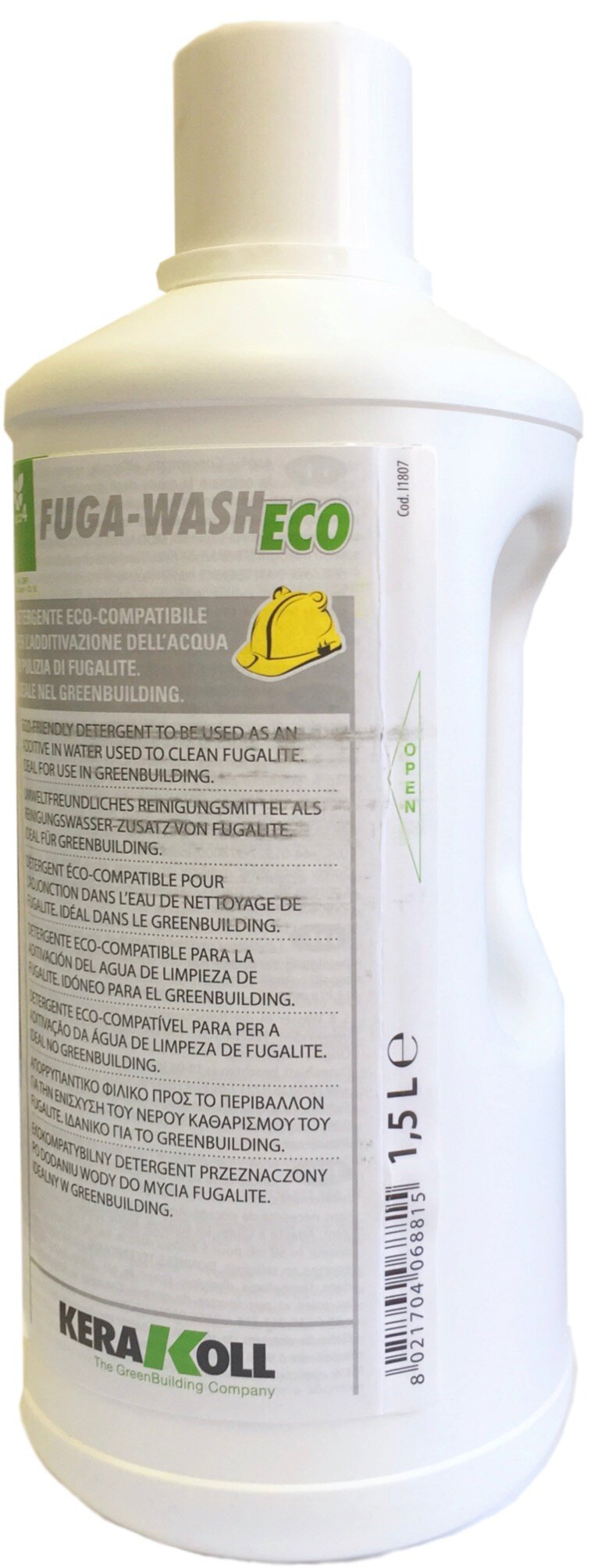 Kerakoll FUGA-WASH ECO смывка для эпоксидной затирки Fugalite Eco 1.5л.