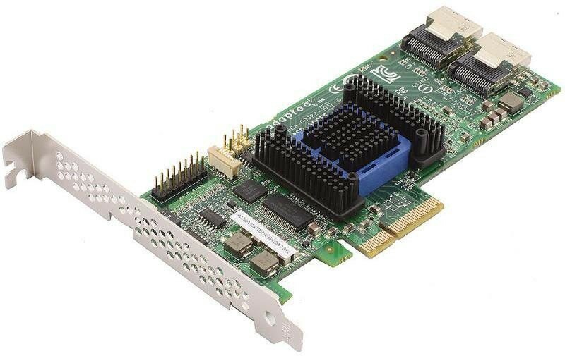 Adaptec Контроллер SAS Adaptec ASR-6805E SGL 2270900-R (PCI-E v2 x4, LP, SAS 6G, RAID 0,1,10,1E, 8port(int2*