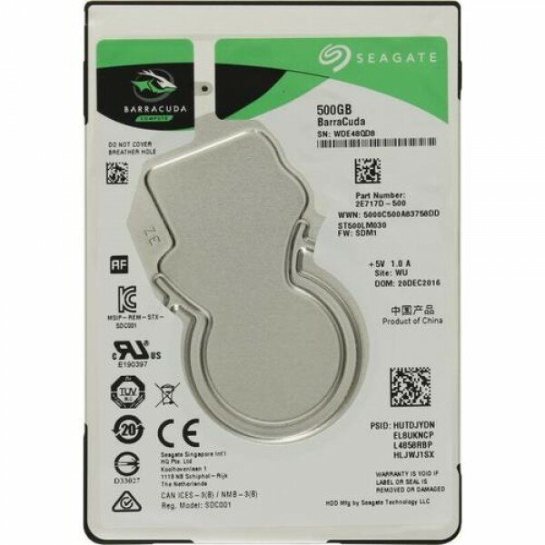   Seagate Original SATA-III 500Gb ST500LM030 Barracuda (5400rpm) 128Mb 2.5