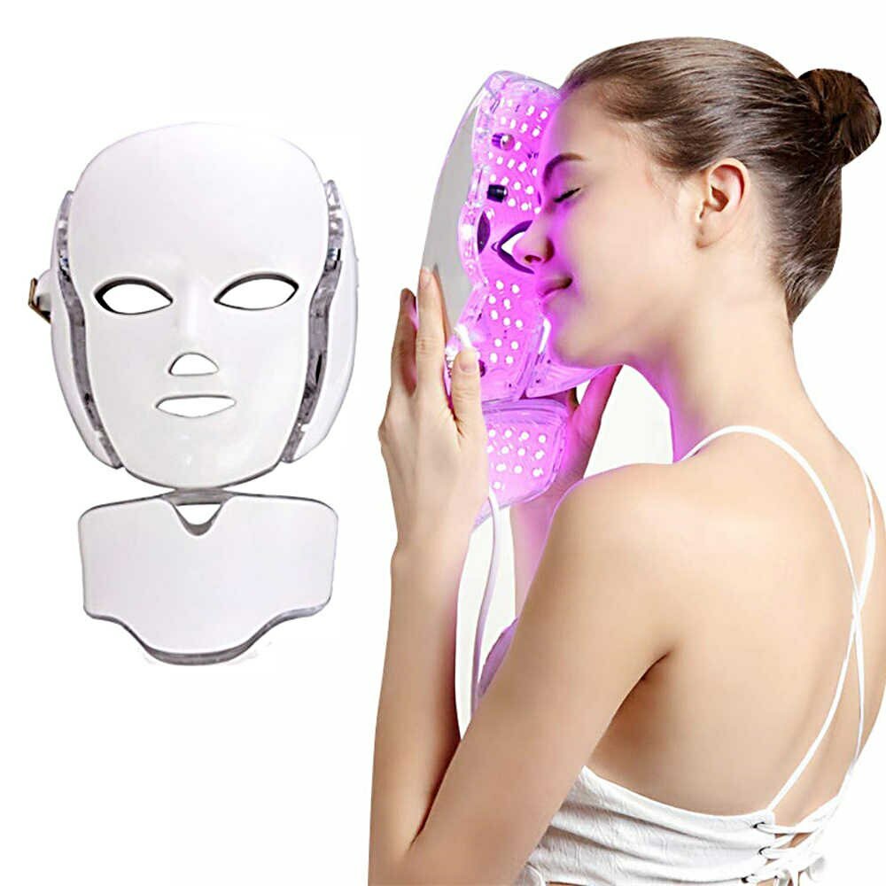 Beauty Star Светодиодная LED маска с функцией микротоков и накладкой для шеи - фотография № 6