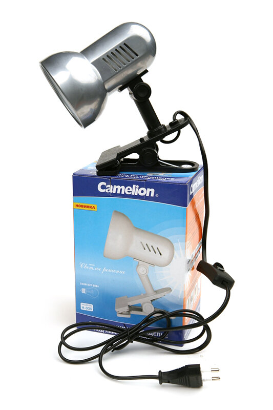 Camelion Настольный светильник E27 Camelion H-035 Silver