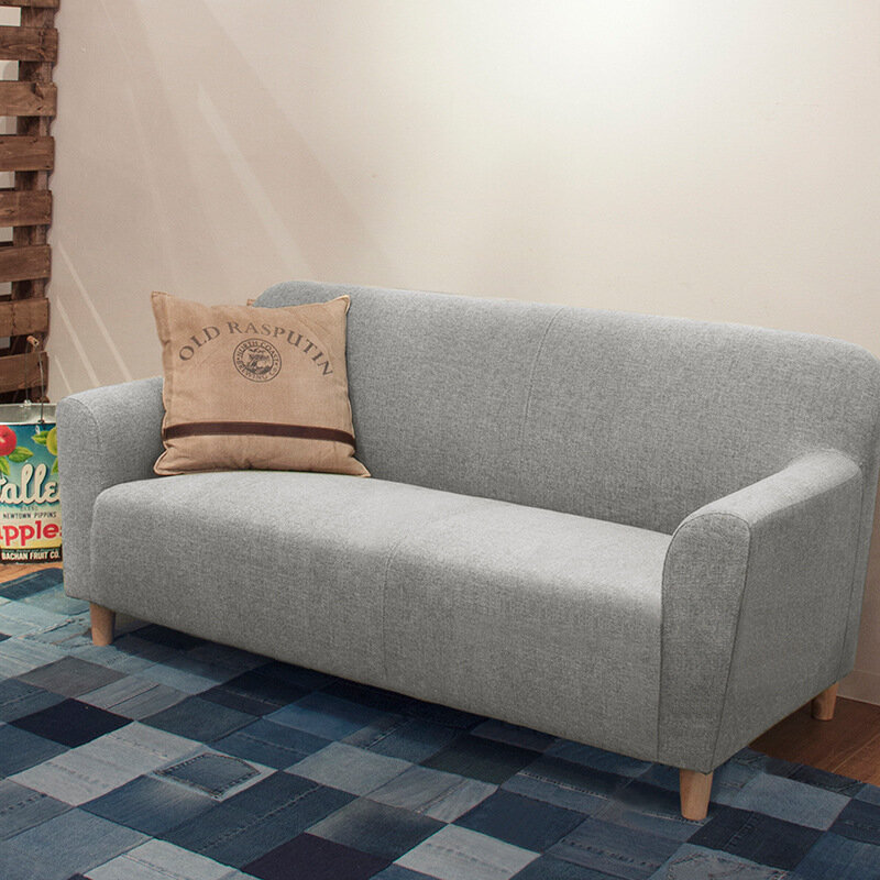 фото Диван, двухместный, в японском стиле, тканевый, раскладной, для гостиной