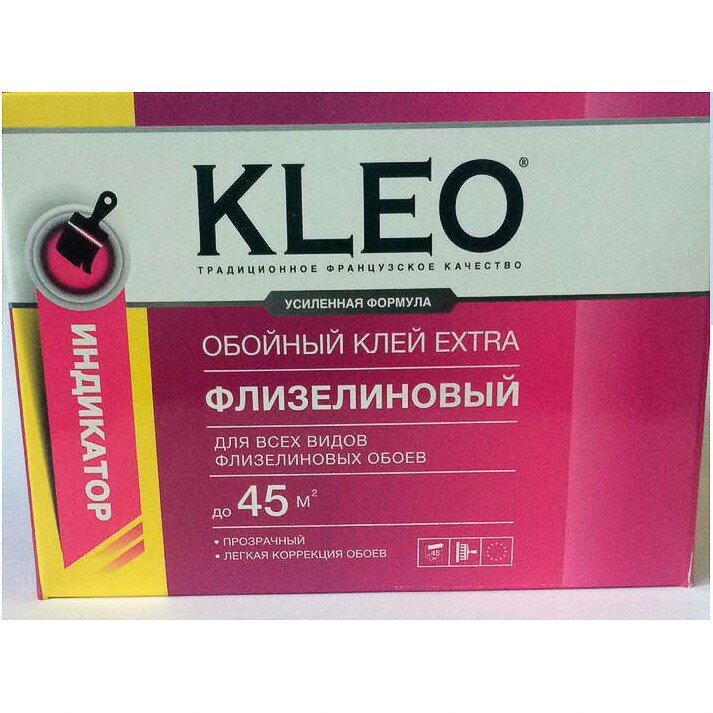 Клей обойный Kleo флизелиновый LO EXTRA 45 м/кв индикатор