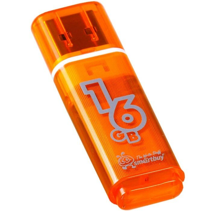 Smart buy Smartbuy USB Drive 16Gb Glossy series Orange SB16GBGS-Or