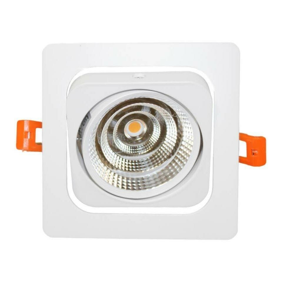 Lumina Deco Встраиваемый светодиодный светильник Lumina Deco Fostis LDC 8065-SS-10WCOB-L120*W120 WT - фотография № 1