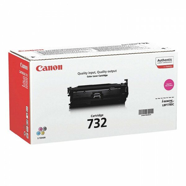 Картридж Canon 732M для принтеров LBP7780Cx. Пурпурный. 6400 страниц. 6261B002