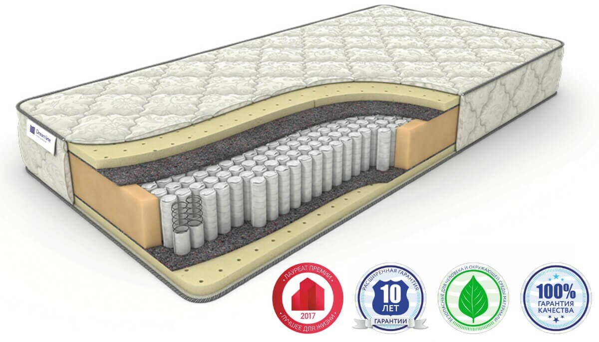 Матрас DreamLine Sleep 2 S1000 75х185