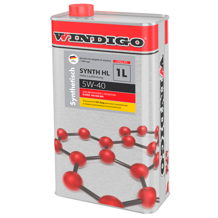 Синтетическое моторное масло WINDIGO SYNTH HL 5W-40