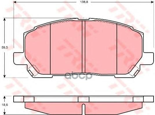 Колодки Тормозные TRW арт. GDB3286