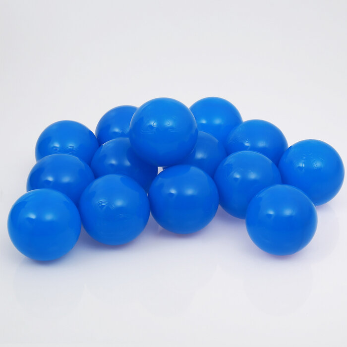 Соломон Шарики для сухого бассейна с рисунком, диаметр шара 7,5 см, набор 500 штук, цвет синий