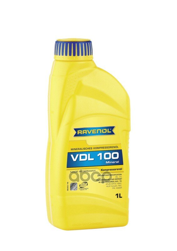 Компрессорное Масло Vdl 100 (1л) (Второй Номер 4014835736115) Ravenol арт. 133010000101999