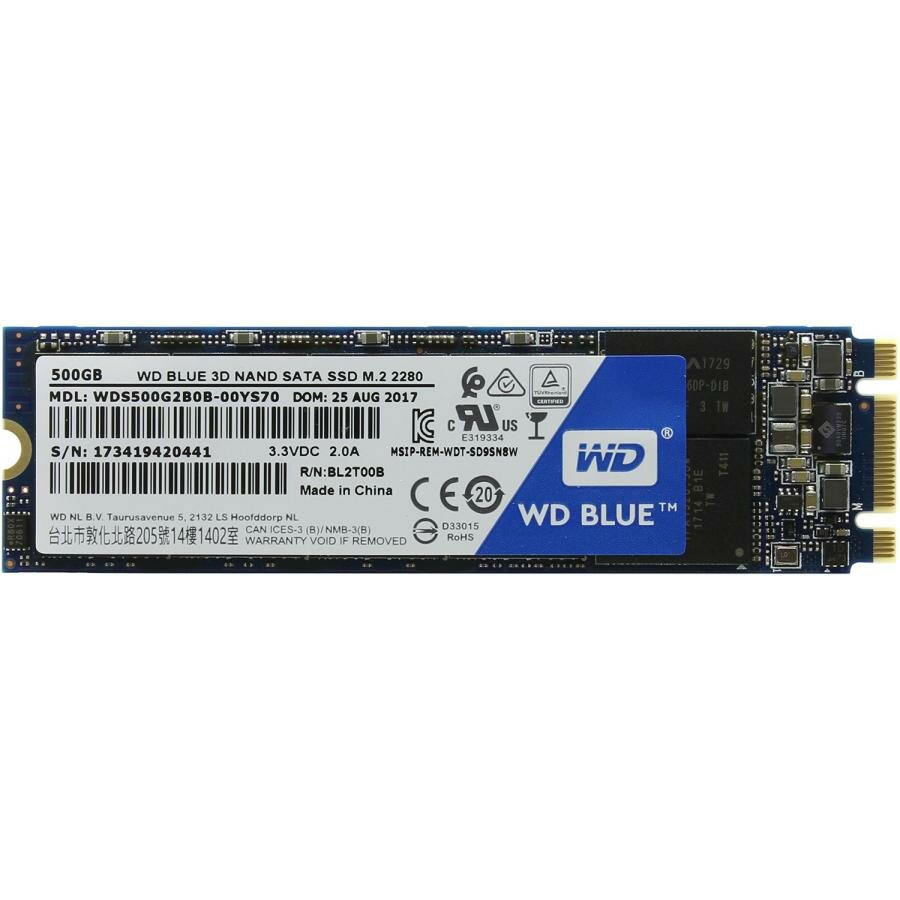  SSD WD Blue 500Gb (WDS500G2B0B)