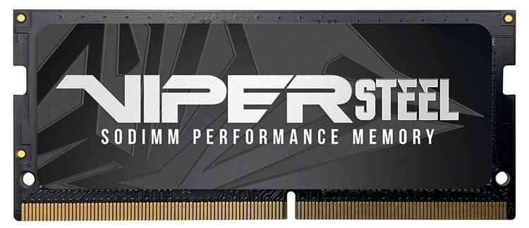 Оперативная память 8Gb DDR4 2666Mhz Patriot Viper Steel SO-DIMM (PVS48G266C8S) (retail)