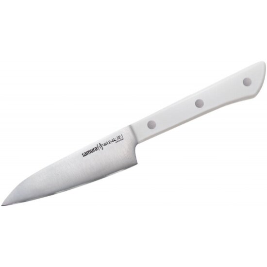 Нож кухонный SAMURA HARAKIRI SHR-0011W овощной 99 мм, коррозионно-стойкая сталь, ABS пластик