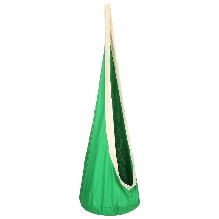 Гамак-кокон 140 х 50 см, цвет зеленый - фотография № 2