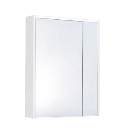 Roca Зеркальный шкаф Roca Ronds ZRU9303007 60 см бетон/белый глянец