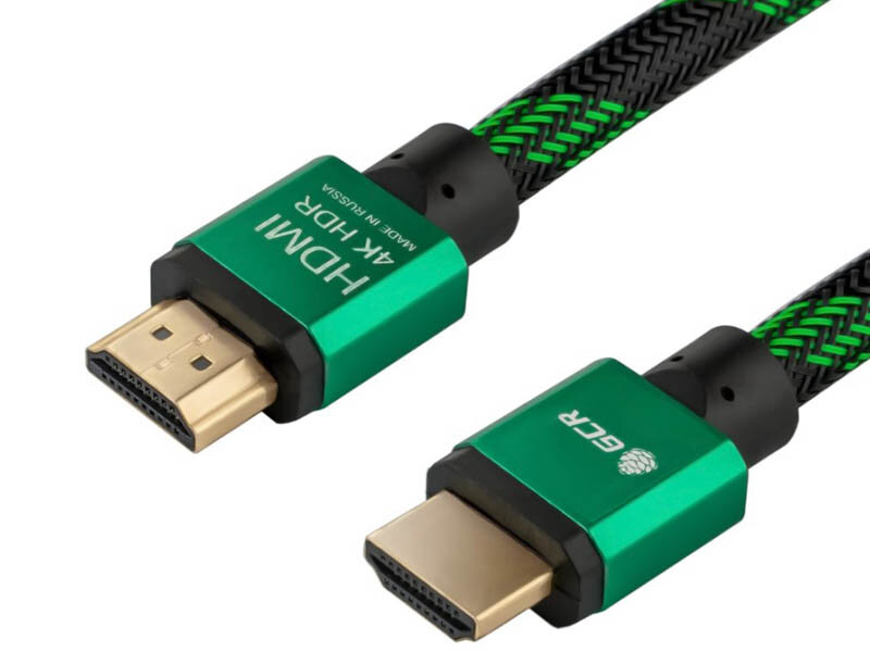  GCR Bicolor HDMI v2.0 3m Green GCR-51487