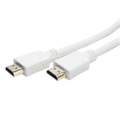 Кабель HDMI19M - HDMI19M 2.0 Cablexpert, зол.конт., экран, 1.8м, белый