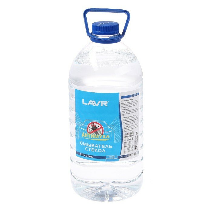 Омыватель стекол "Антимуха" LAVR Crystal, 4 л./В упаковке шт: 1