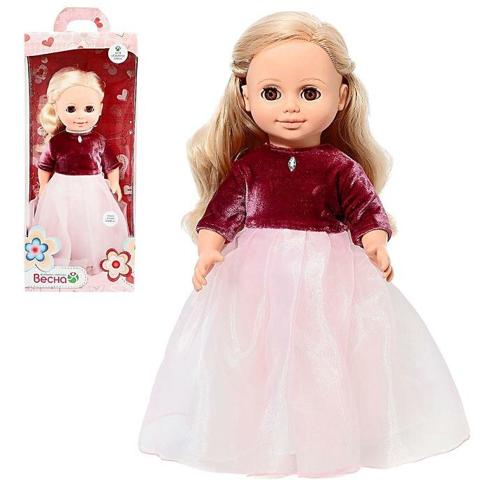 Весна-Киров Кукла «Анна праздничная 1» со звуковым устройством 42 см