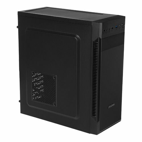 Корпус ATX Digma DC-ATX201-U3 Midi-Tower без БП черный