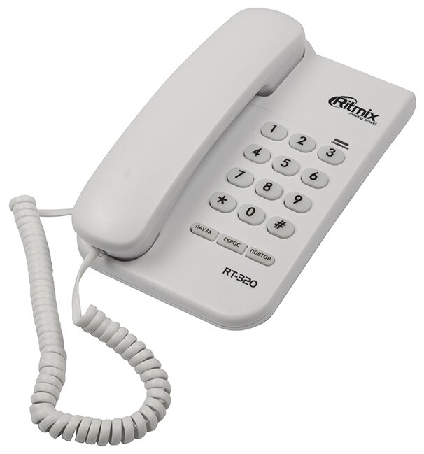 Телефон Ritmix RT-320, белый