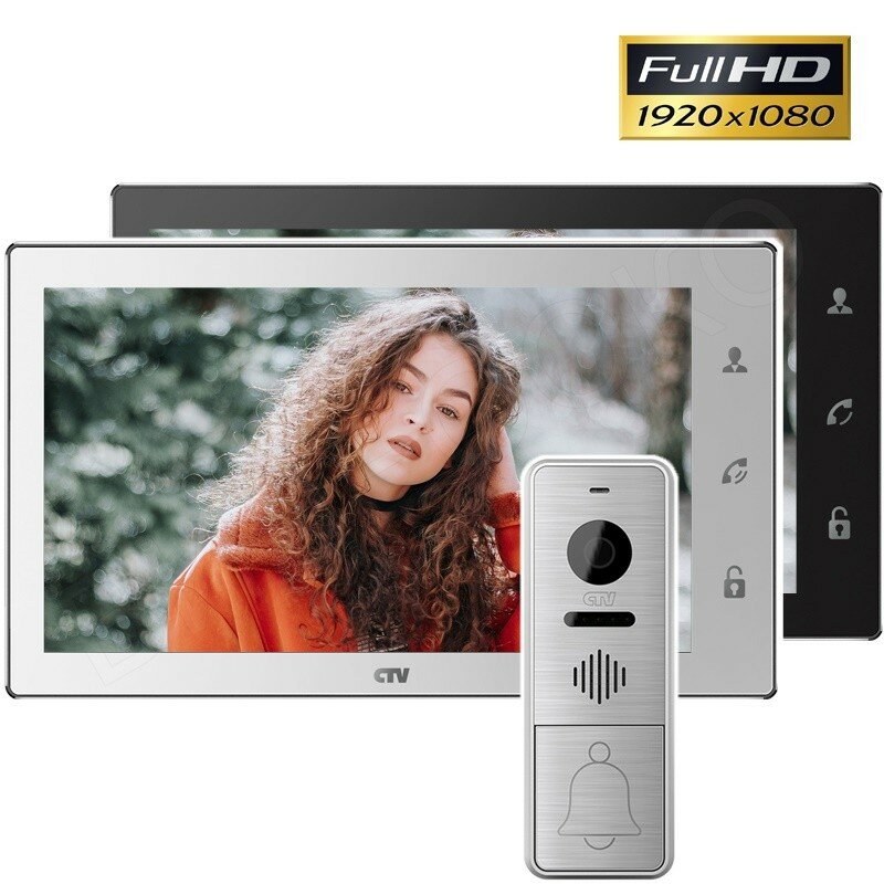 Комплект видеодомофона CTV-DP4106AHD (белый)