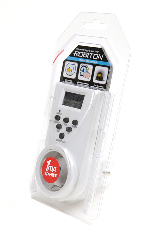 Robiton Таймер электронный Robiton EL-02 White