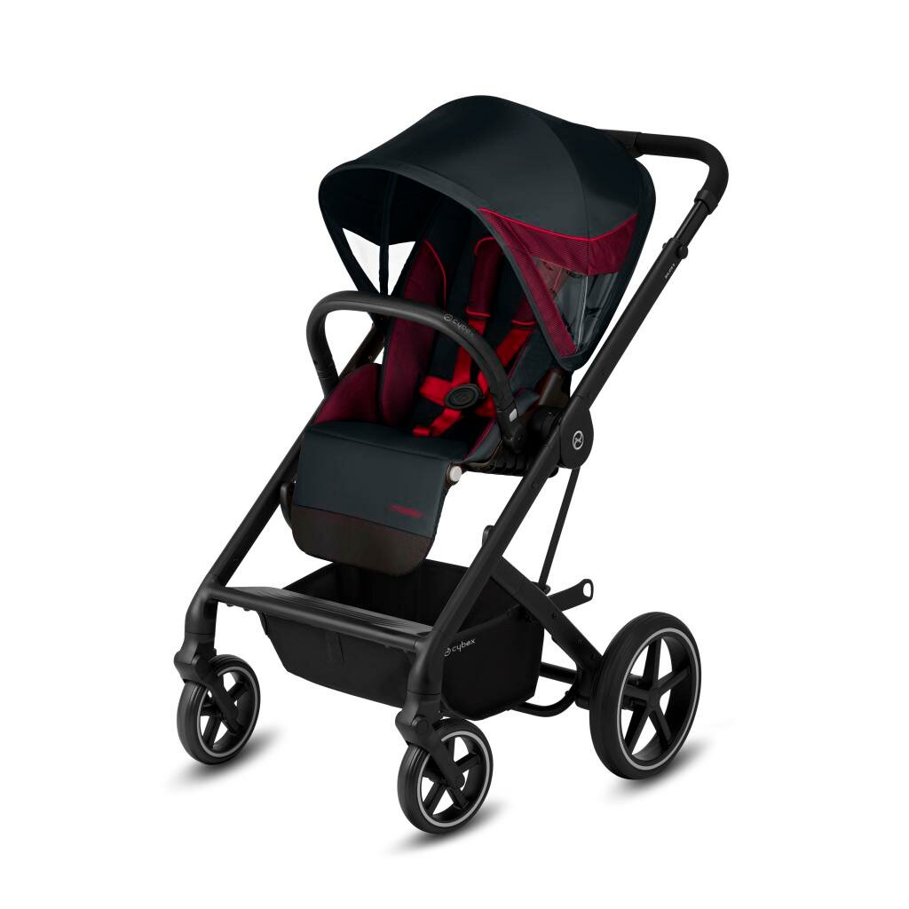 Прогулочная коляска Cybex Balios S Lux Ferrari Victory Black c дождевиком