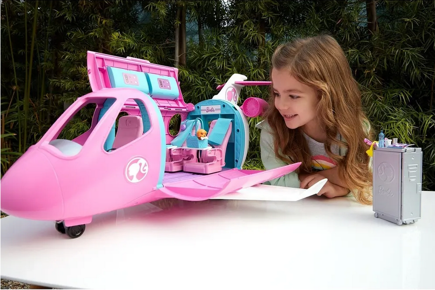 Игровой набор Barbie Estate Dreamplane Самолет мечты с 15 тематическими аксессуарами