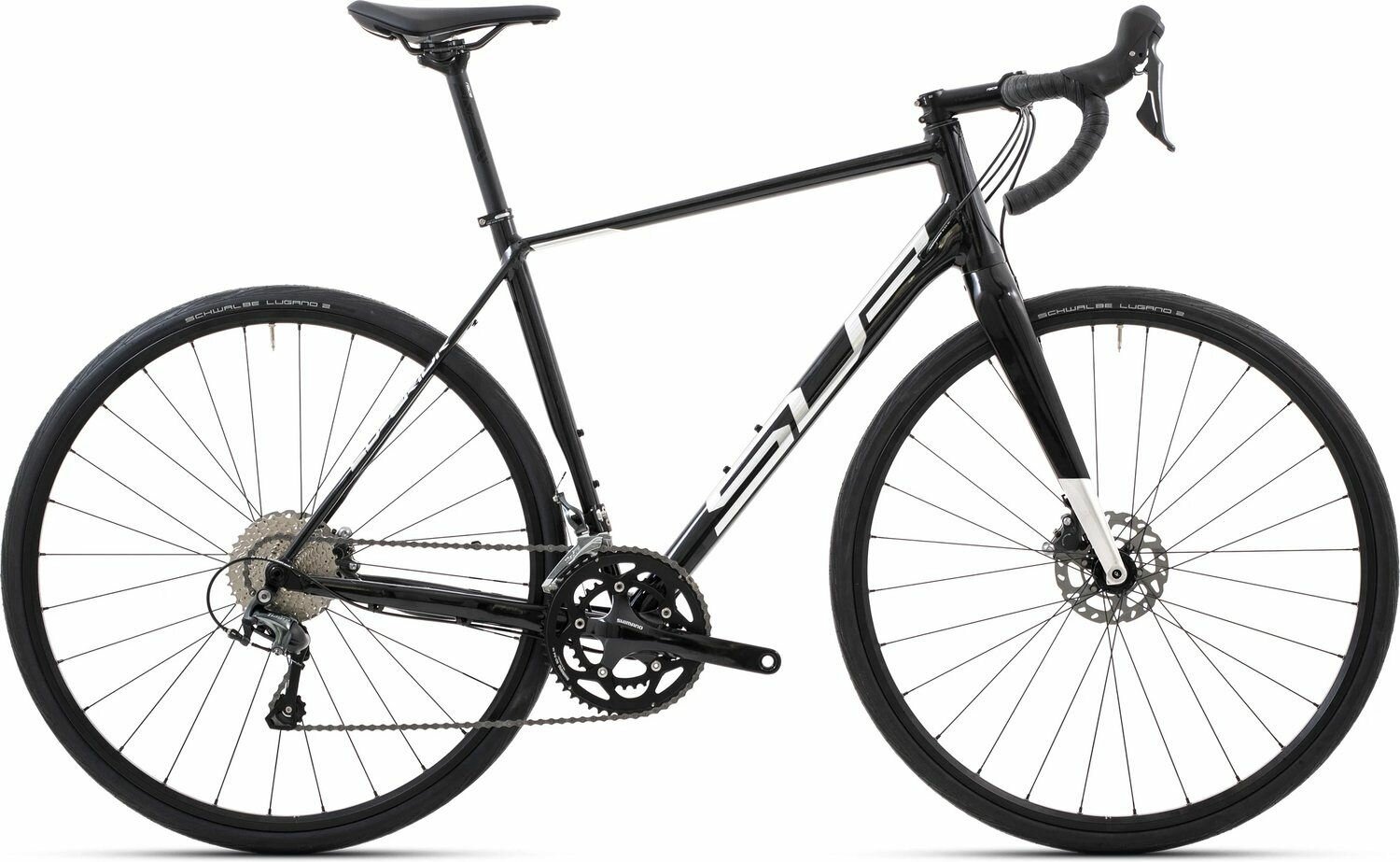 Велосипед Superior X-Road Comp (2024) (Велосипед X-ROAD Comp 700Cx56cm(L) Gloss Black Metallic/Chrome 2024, 801.2023.28010)