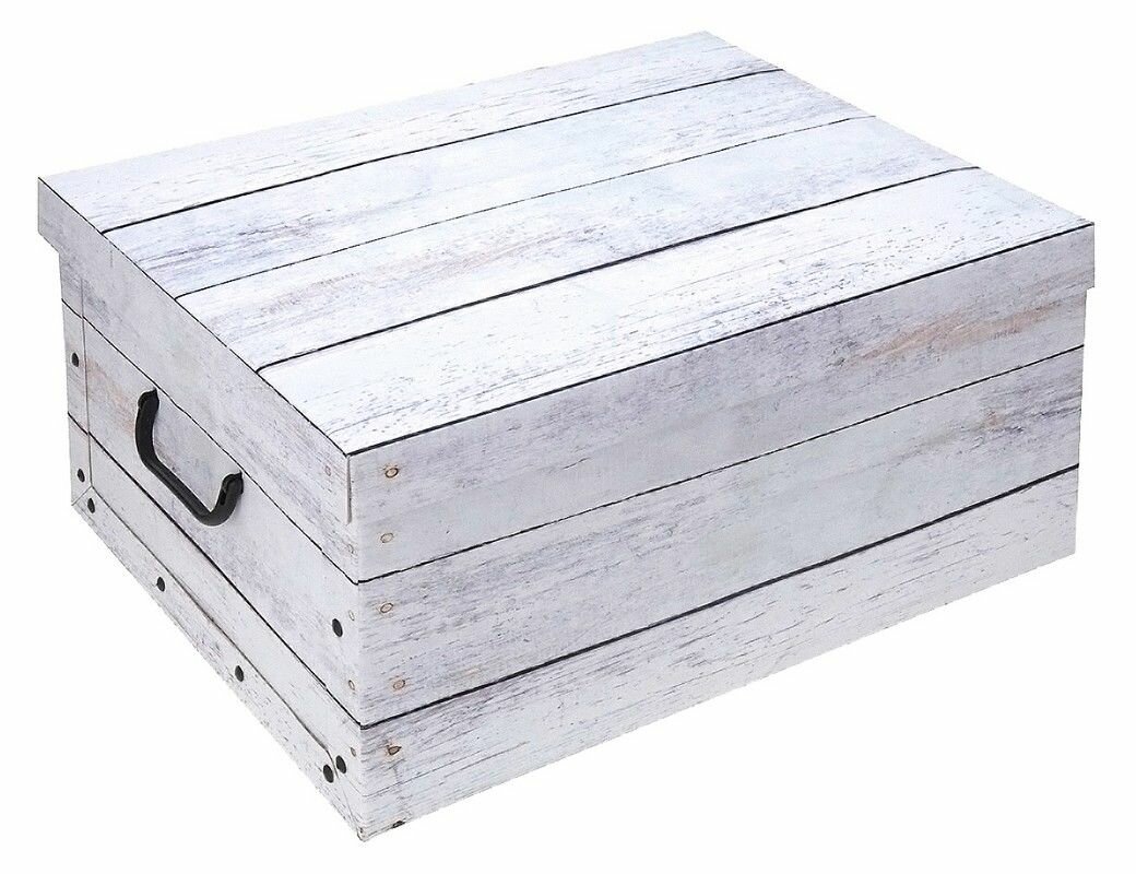 Коробка для хранения "Дачный винтаж", плотный картон, 51х37х24 см, Koopman International - фотография № 1