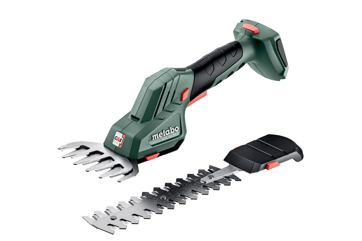 Аккумуляторные газонные ножницы-кусторез Metabo SGS 18 LTX Q Аккумулятор 4Ач, MetaBOX 145L (T0518) - фотография № 2