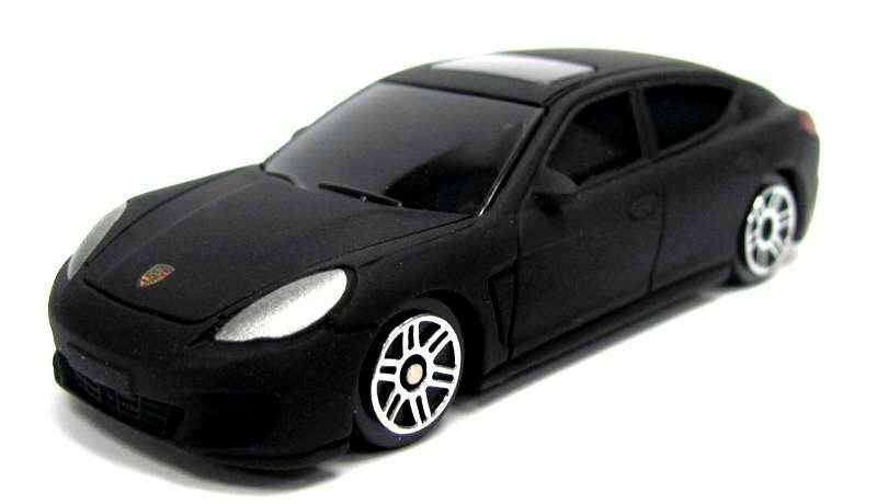 1:64 Porsche Panamera, черный, металлическая машинка Uni Fortune 344018SM