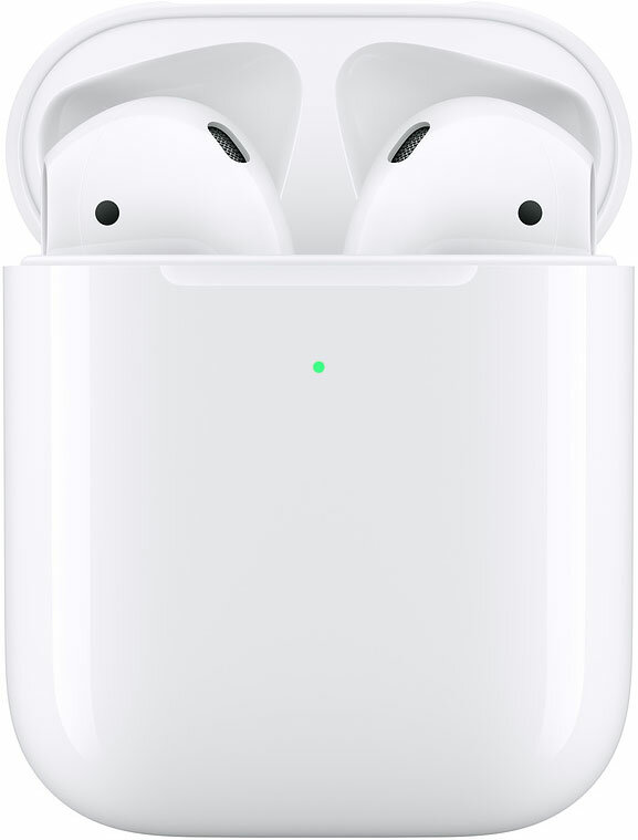 Наушники Apple AirPods 2 (беспроводная зарядка чехла) MRXJ2RU/A