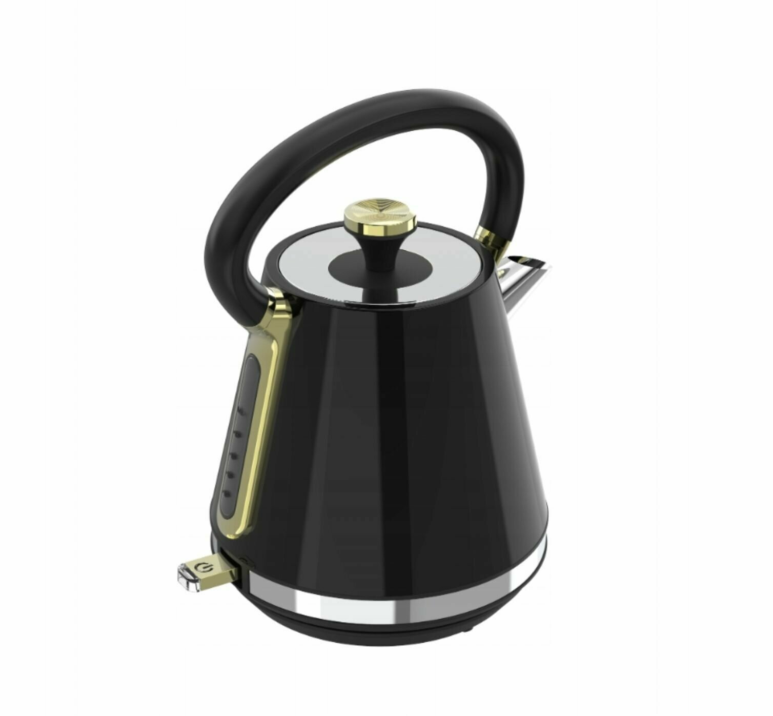Электрический чайник Электрический чайник GOTIE GCS-400 2200 Вт черный, черный - фотография № 4
