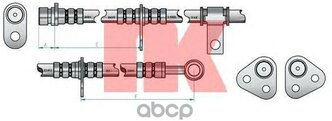 Шланг Тормозной Honda Accord Rover 600 93-99 Nk арт. 859938