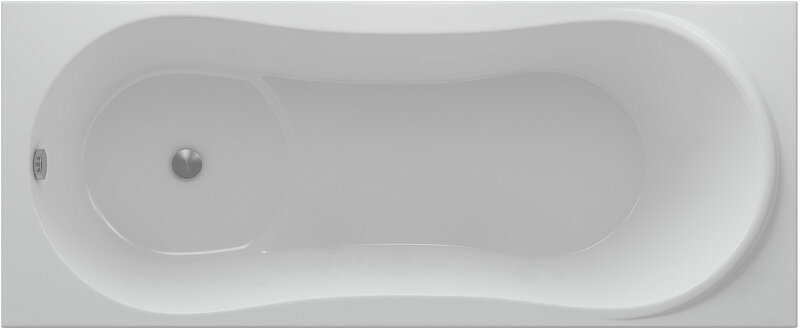 Акриловая ванна Акватек Афродита 170x70 с фронтальным экраном, слив слева