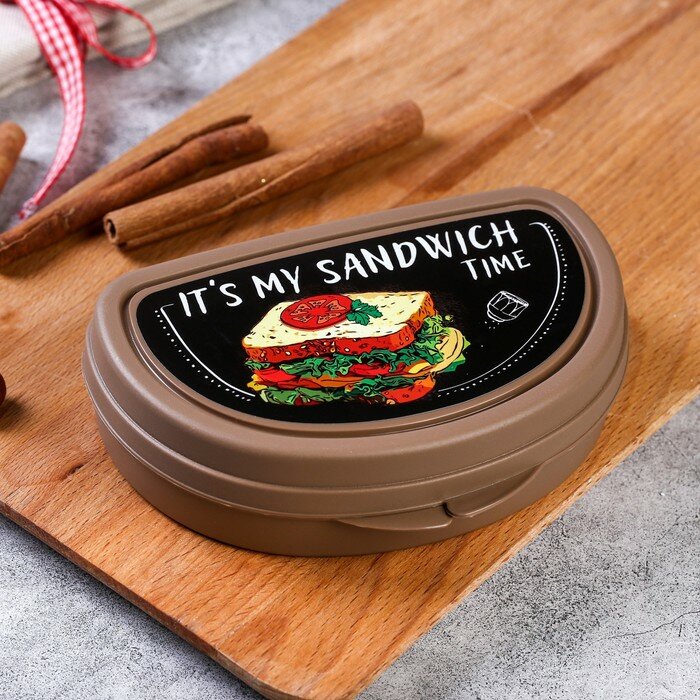 FoodVibes Бутербродница "It's my sandwich time", 200 мл - фотография № 1