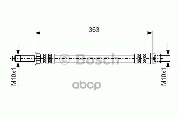 Шланг Тормозной Mb Sprinter/Vw Lt Передний Bosch арт. 1987476295