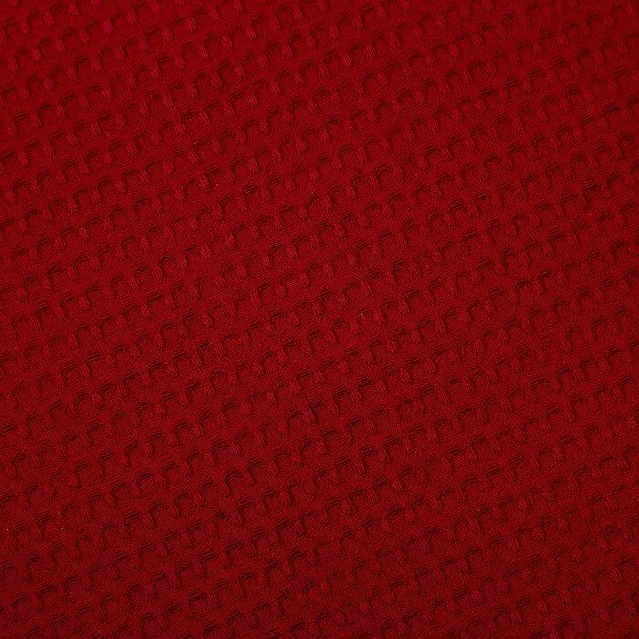 Полотенце "Доляна" цв. бордовый 35х60 см, 100% хл., крупная вафля 220 г/м2 - фотография № 1