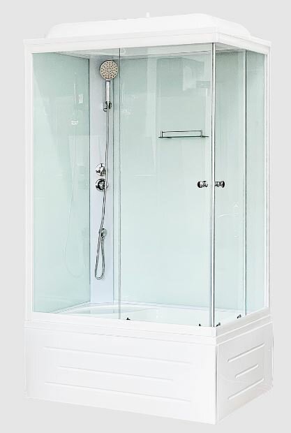 Душевая кабина Royal Bath RB 8120BP5-WT-L 120х80 (белое/прозрачное) левая