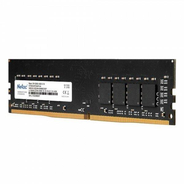 Модуль памяти NETAC Basic DDR4-2666 4Gb C19