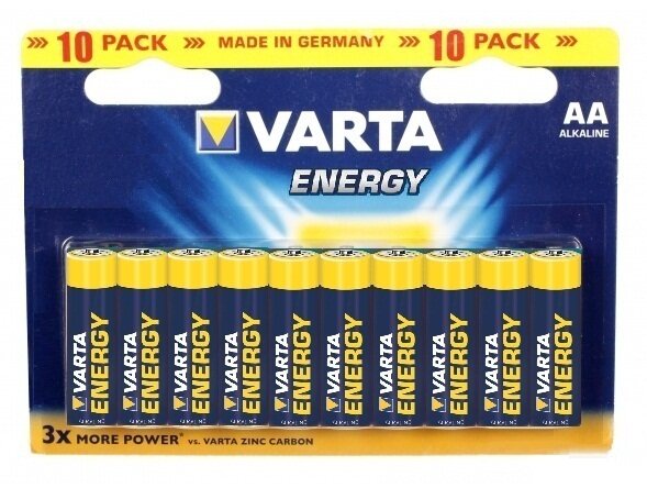 Батарейка VARTA ENERGY AA/LR06 бл 10