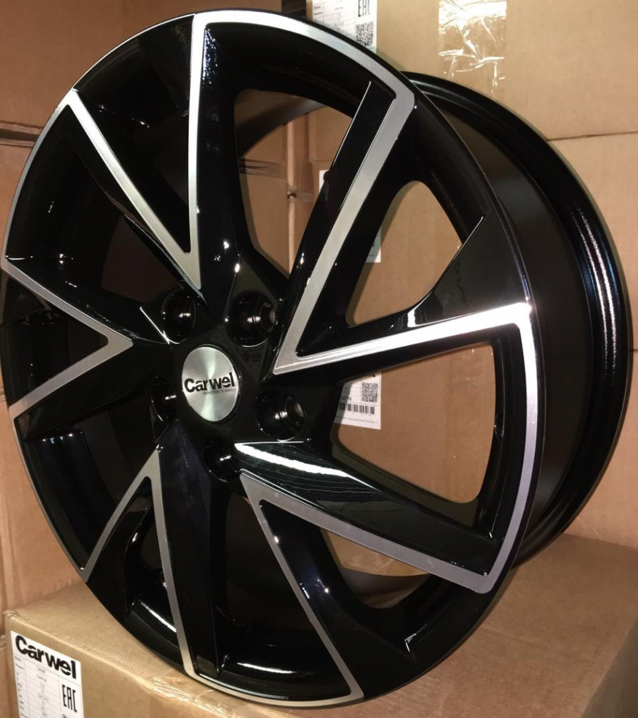 Литые колесные диски Carwel Тоджа 1714 (RAV 4) 7x17 5x114.3 ET39 D60.1 Серебристый (097828)